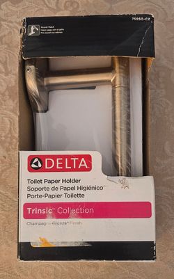 Delta Champagne Bronze Toilet Paper Holder
