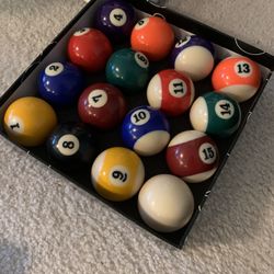 Pool Balls New