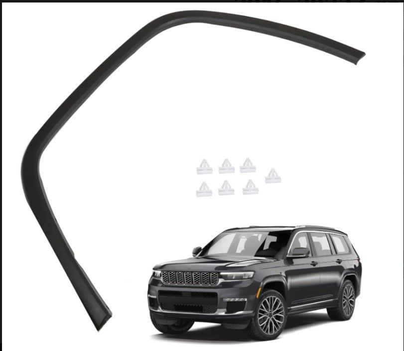 2016-2022 Grand Cherokee , Front Left -Wheel opening, moulding (Black ) (39% Off Retail)