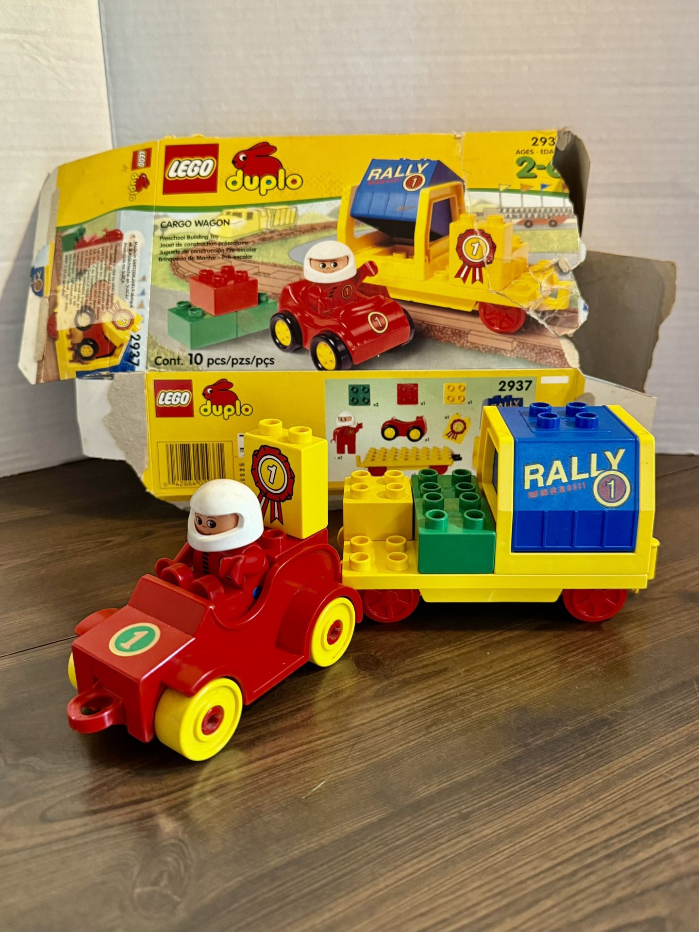 Duplo Lego 2937 Supplementary Wagon - Rally