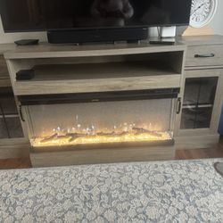 Electric Fireplace TV Stand