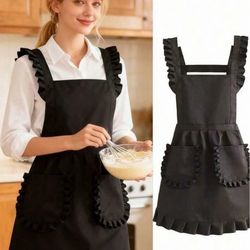 NEW Black Sleeveless Apron - Available Now