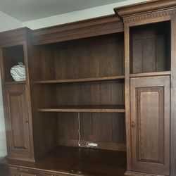 Hutch Upper Cabinet All Real Wood