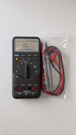 Fluke 87 True RMS Digital Multimeter DMM Meter + New Test Leads