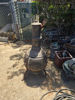 Curio chimney fire pit outdoor steel