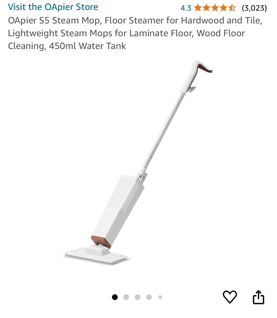 Floor Steamer - Good As New, Used Twice!