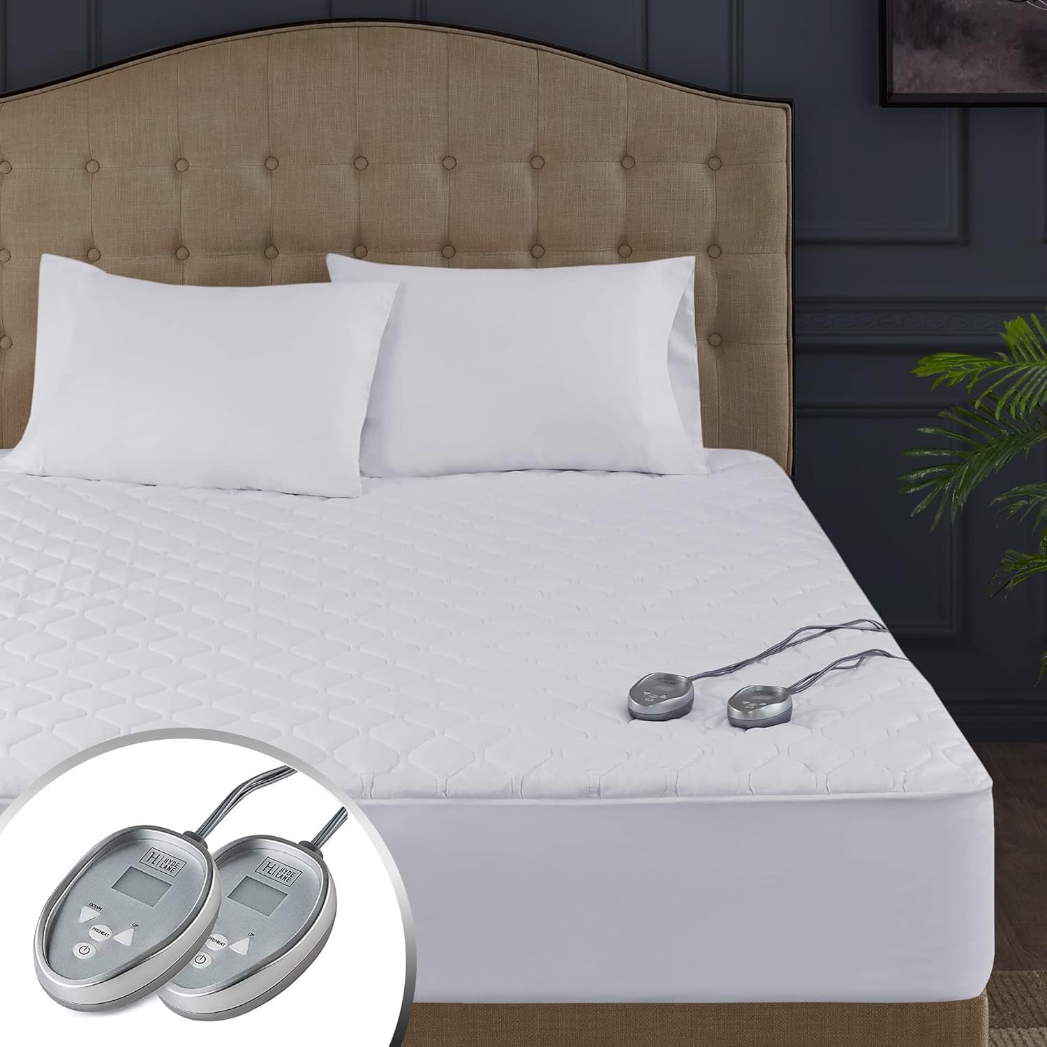 Hyde Lane Heated Mattress Pad Queen Size with Dual Control