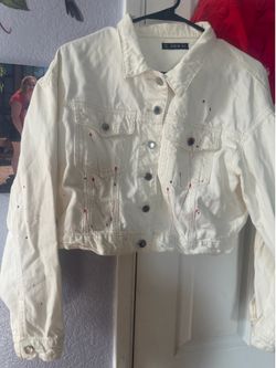 Women mini soft jacket size M