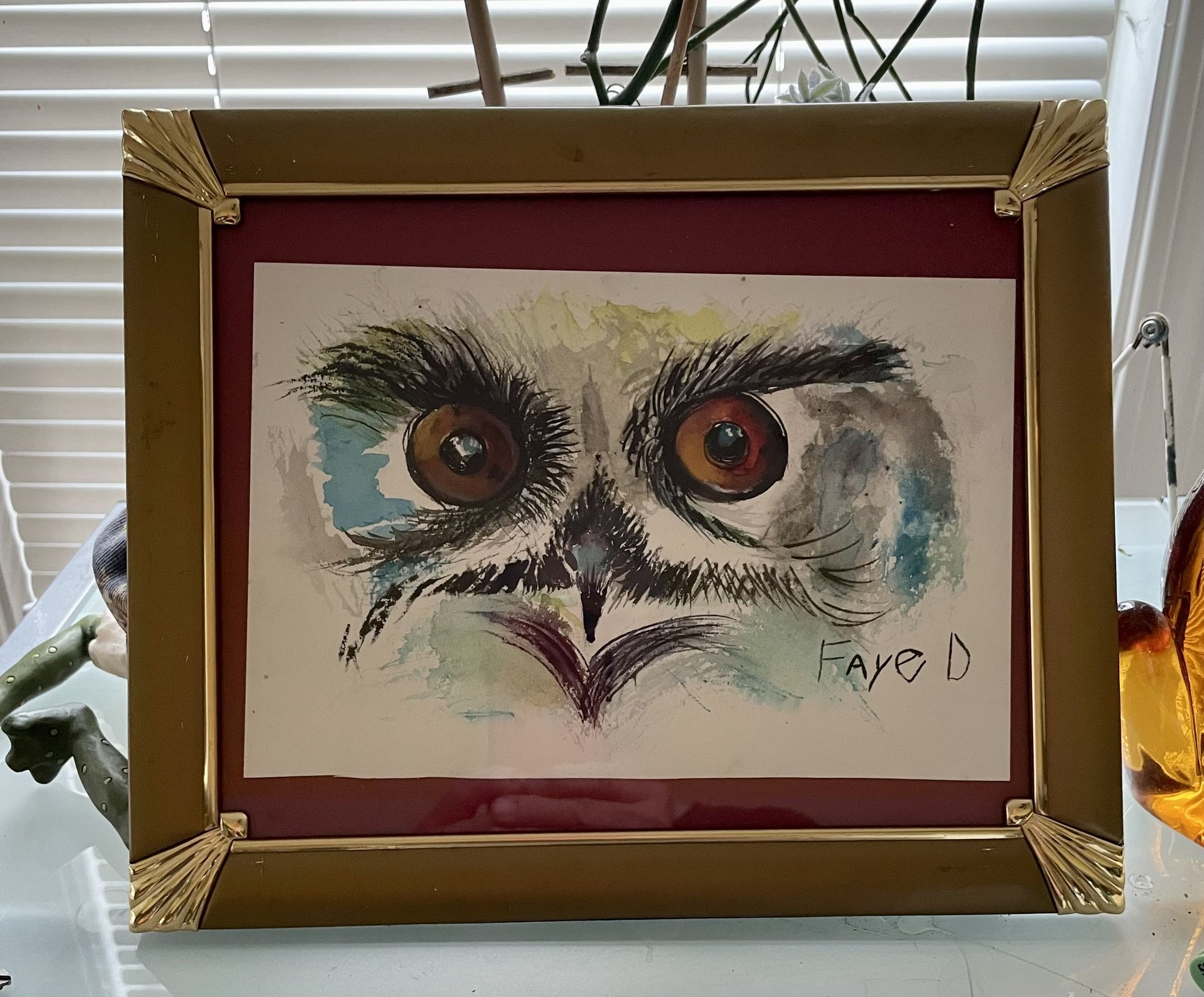 Owl Face Painting