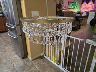 Custom 2 teir crystal chandelier