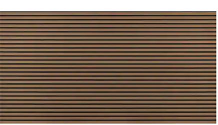 5/16" x 48" x 96" Natural Oak Decorative Slat Wall Panel