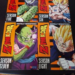 Dragon Ball Z Seasons 5-8 DVD Sets (Arlington)(Read Before Messaging)