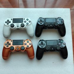 Four Ps4 Controllers All Working And Hold A Charge 