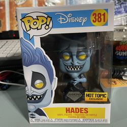 Funko Pop Disney #381 Hercules Hades Diamond Collection Hot Topic Exclusive