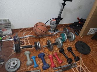 Pesas / weights  muchas todas por $135