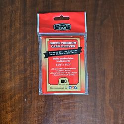 Cardboard Gold Premium Card Sleeves.