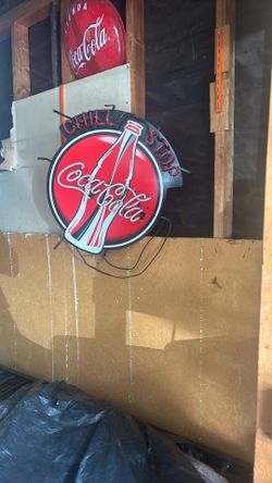 Coca Cola Sign, Vintage 