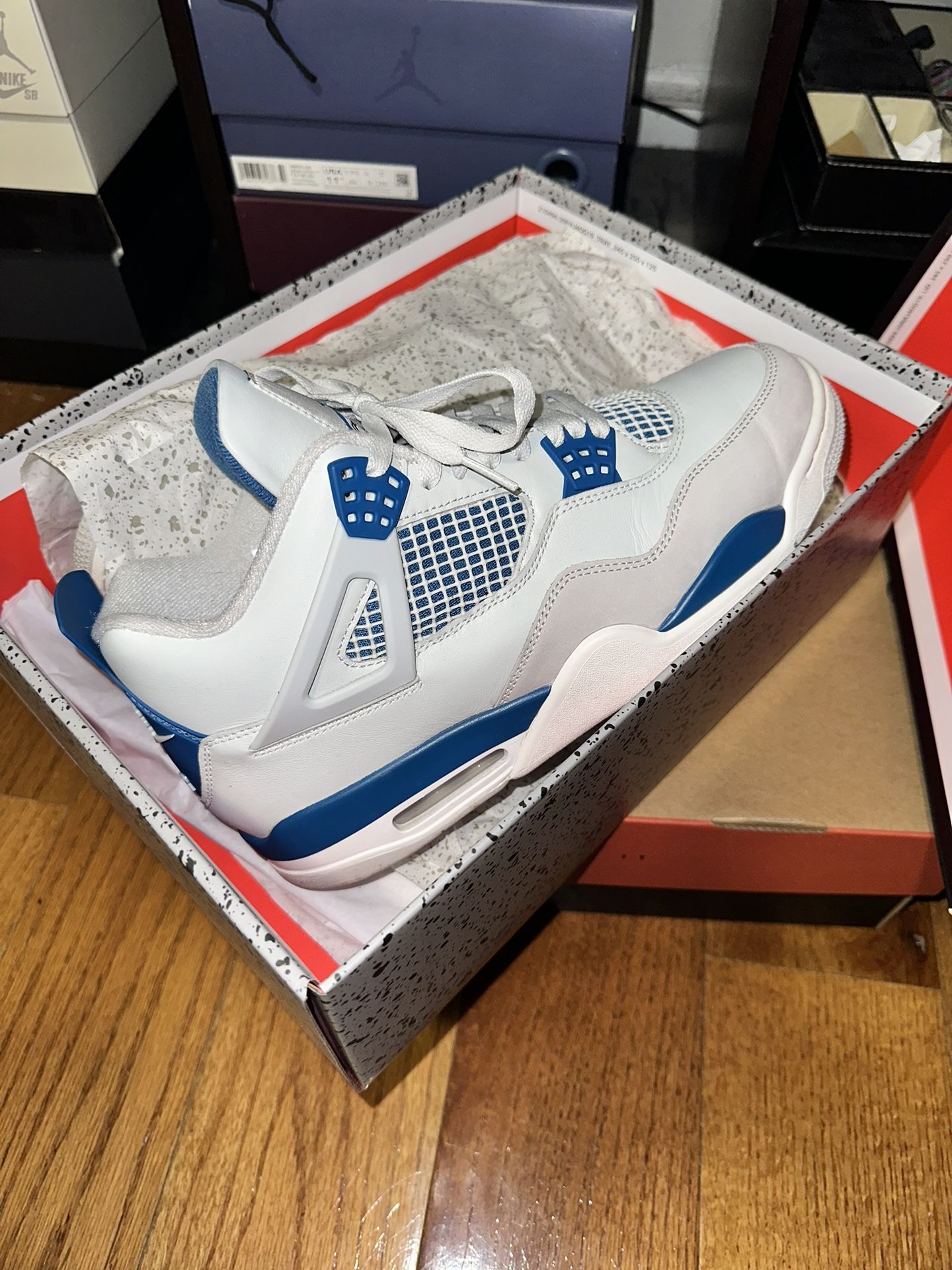 Air Jordan Military Blue 4 Size 10