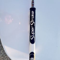 Taylor Made Ghost Tour Black Blade Putter With New Super Stroke. Grip