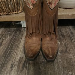 Ariat Gold Rush Fringe Cowboy Boots – Women’s 8B