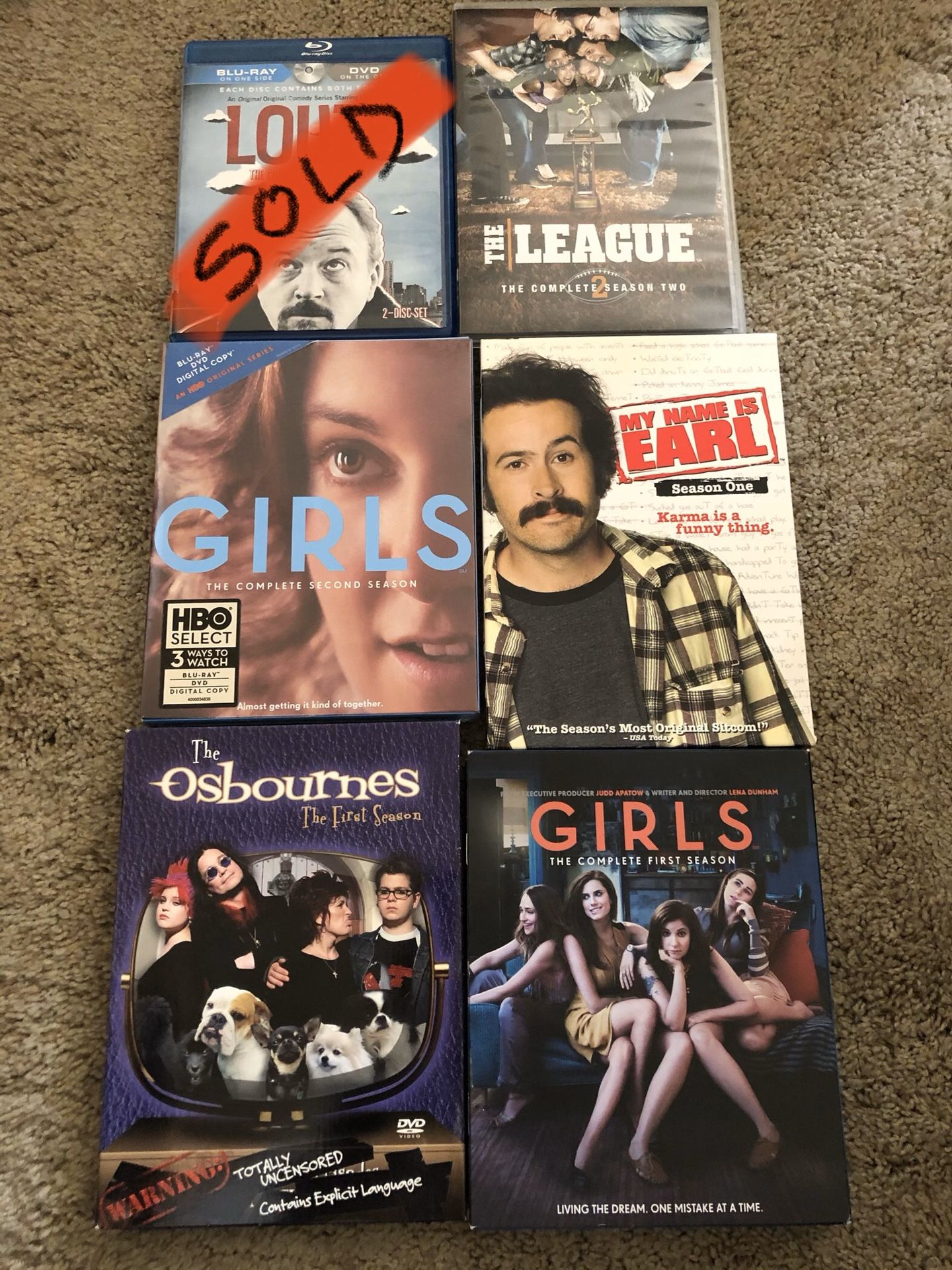 TV shows on dvd/blu-ray