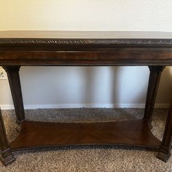 Wood Console Table 