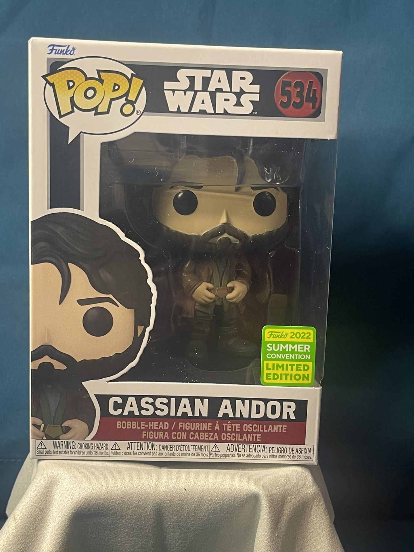 New Funko Pop! Star Wars Cassian Andor Summer Convention 2022 Exclusive #534