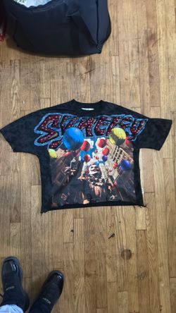 Black/Red thick t shirt