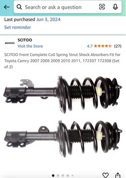 Front Strut Shock Absorbers for Toyota Camry