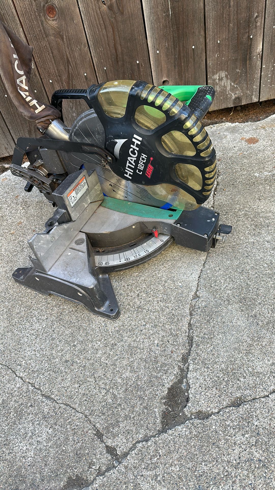 Hitachi Corded Miter. Saw