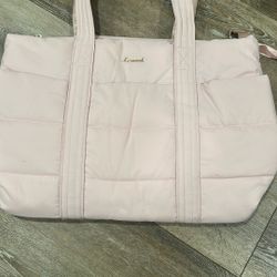 Pink diaper bag