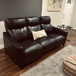 Leather Couch Set