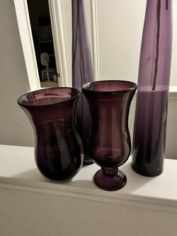 Purple Vases From Z Gallery