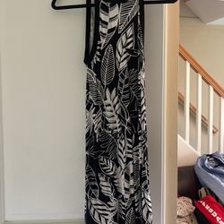 Black/white Dress (knee Length)