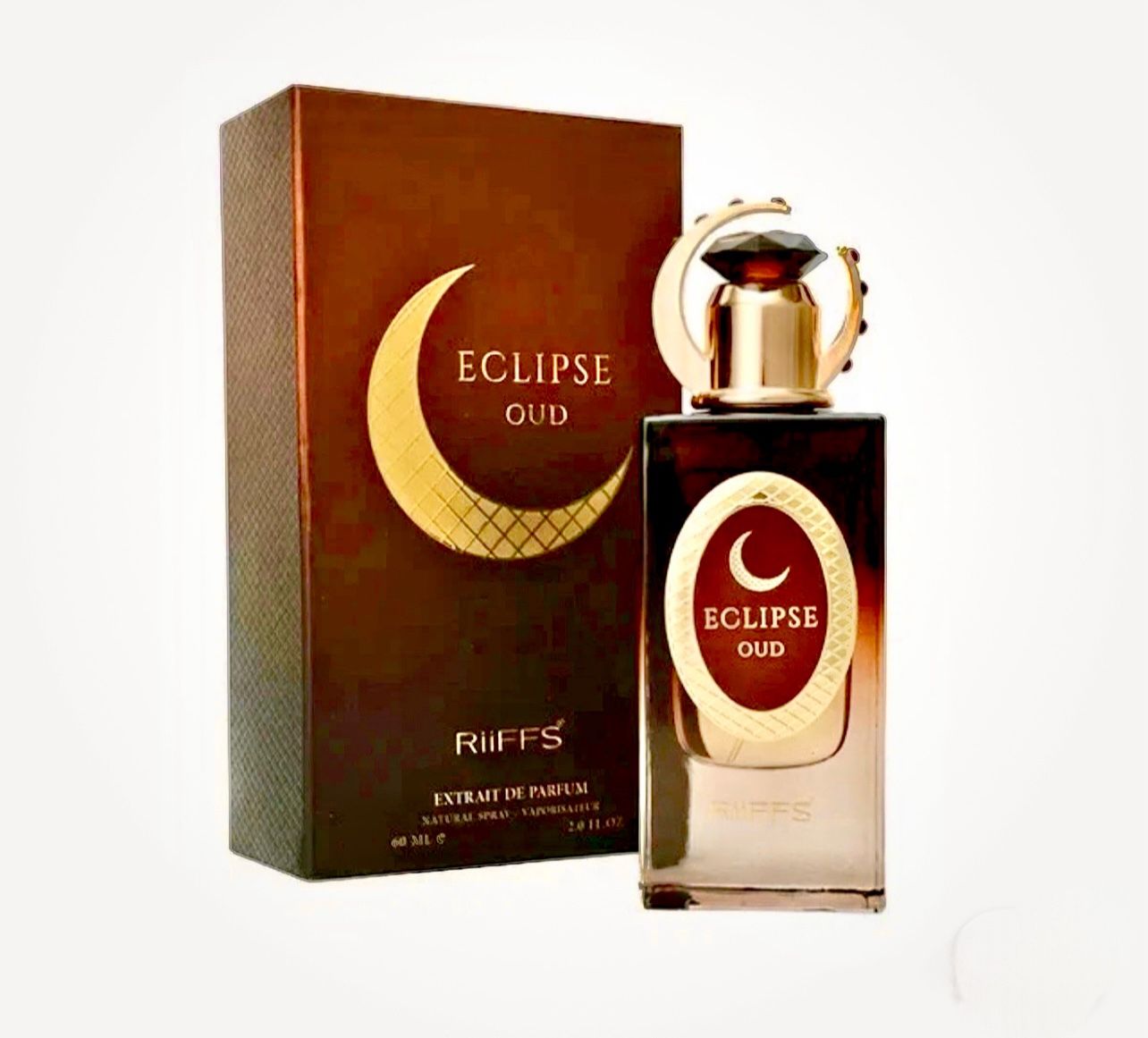 Eclipse OUD by Riiffs Extrait de Parfum Spray Unisex 2.0 FL oz /60 ML New in Box
