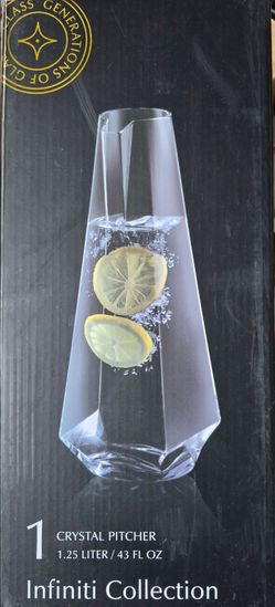 Infiniti Collection Crystal Pitcher 1.25L