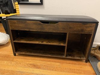 Shoe Bench, Lift Top Shoe Storage Bench
