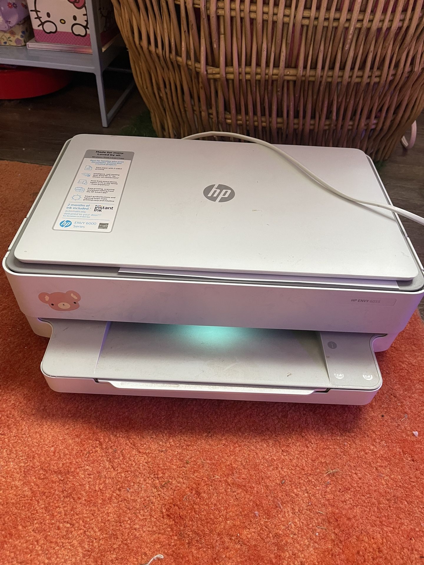 Hp Envy 6000 Printer Wireless (WORKING)