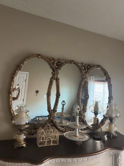 Large vintage mirror