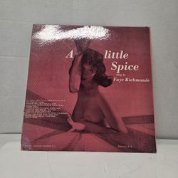 A Little Spice Sung By Faye Richmonde Vinyl  Disc 