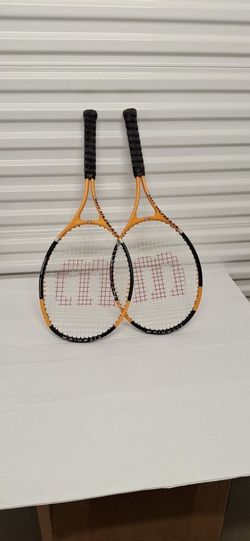 2  Wilson  Titanium  Tennis  Rackets