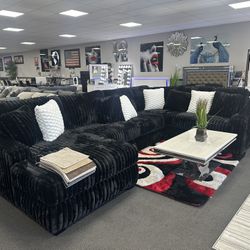 Black Sofa Sectional🇺🇸 American Custom Made🇺🇸