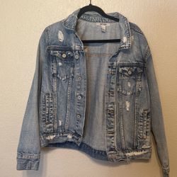 Distressed Jean Jacket 