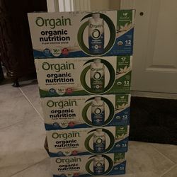 Orgain Vanilla Plant Based Nutrition 5 Cases