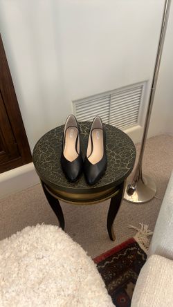 Colehaan Tia Pointed Black Leather Flat Size: 9 USA