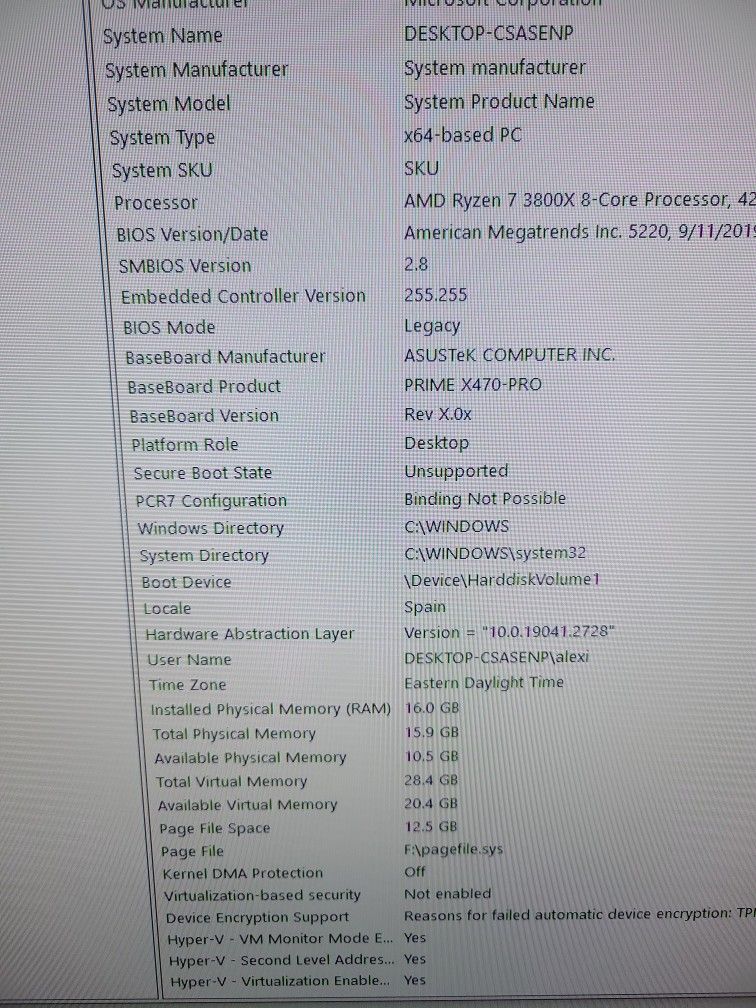Selling  AMD CPU 3800x, ASUS PRIME X470-PRO Motherboard, 16 Gigs Of Ram (G SKILL)