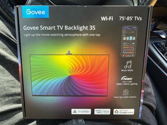 Govee Smart TV Backlight 3S LED Multicolor Wi-Fi Alexa Matter 75-85"