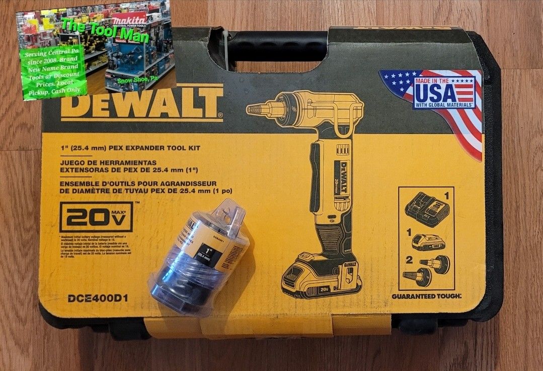 Dewalt 20v Cordless Pex Expander Kit $340 Firm Pickup Only