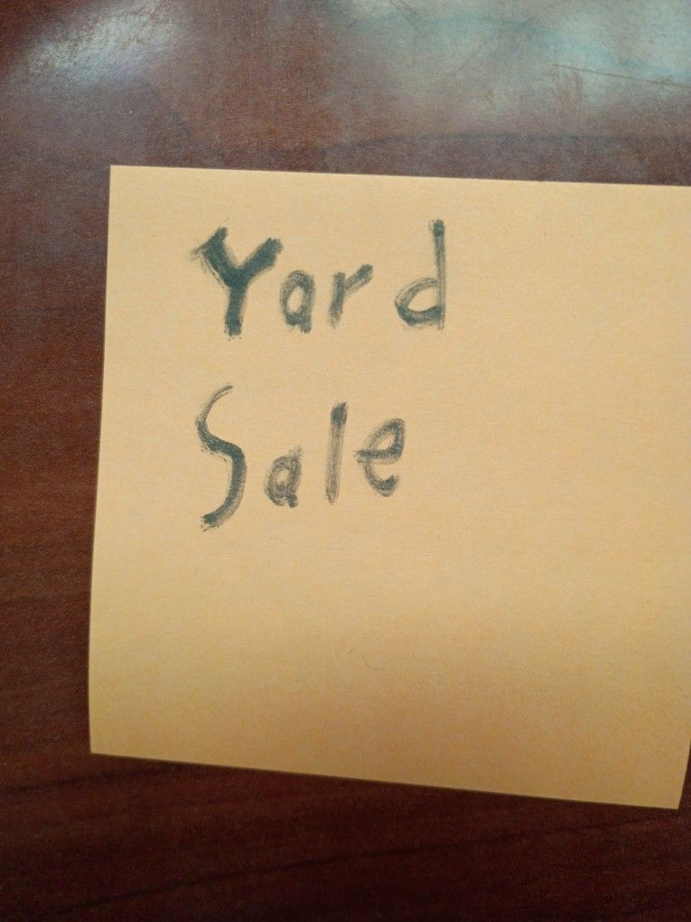 Declutter Yard Sale