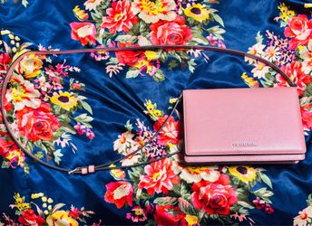 Michael Kors Pink Leather Crossbody Bag